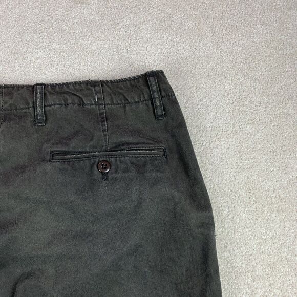 J.Crew Vintage Button Fly Khaki Chino Pants Men 33x32 Cotton Officer - Picture 10 of 16